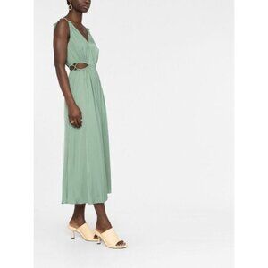 Maje cut-out V-neck maxi dress Size 38/ M